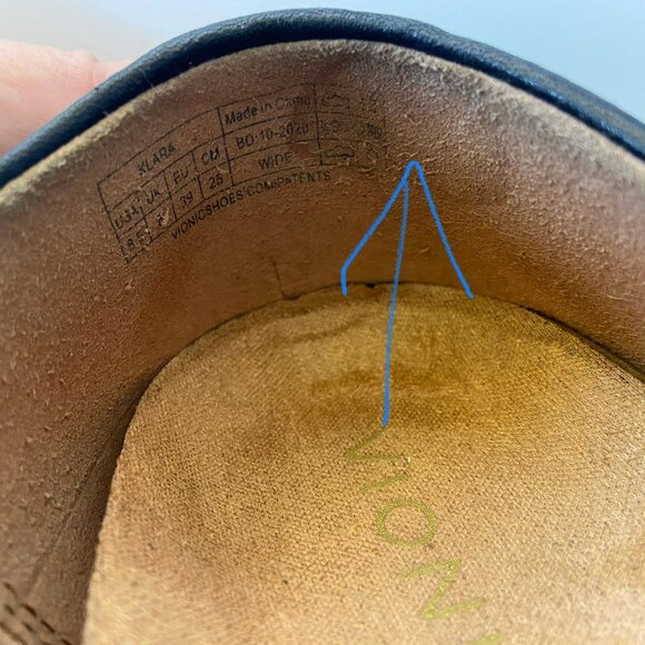 COPY - Vionic Klara Black Ballet Flat Slip-on Shoe Women's size 8.5 WIDE - Picture 5 of 8